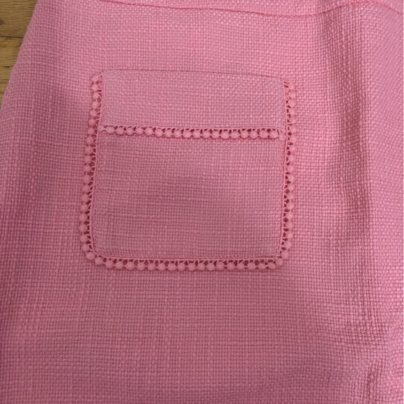 LOFT Pink Front Pocket Tweed Mini Skirt - Picture 2 of 8